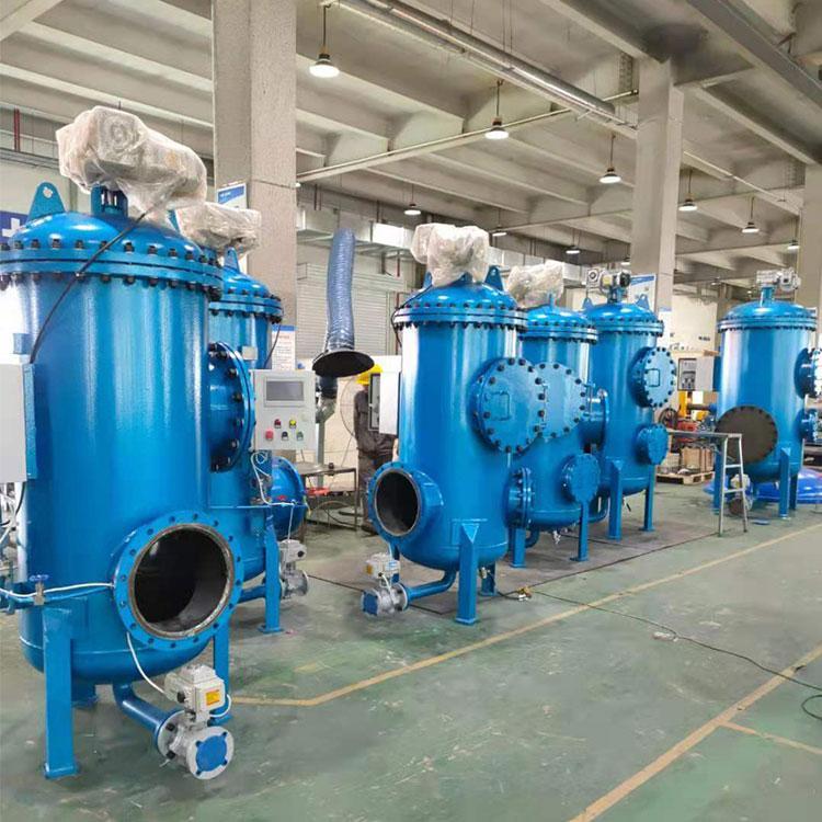 DN100碳鋼大流量自清洗過(guò)濾器 工業(yè)水處理過(guò)濾設(shè)備 刮刷過(guò)濾器