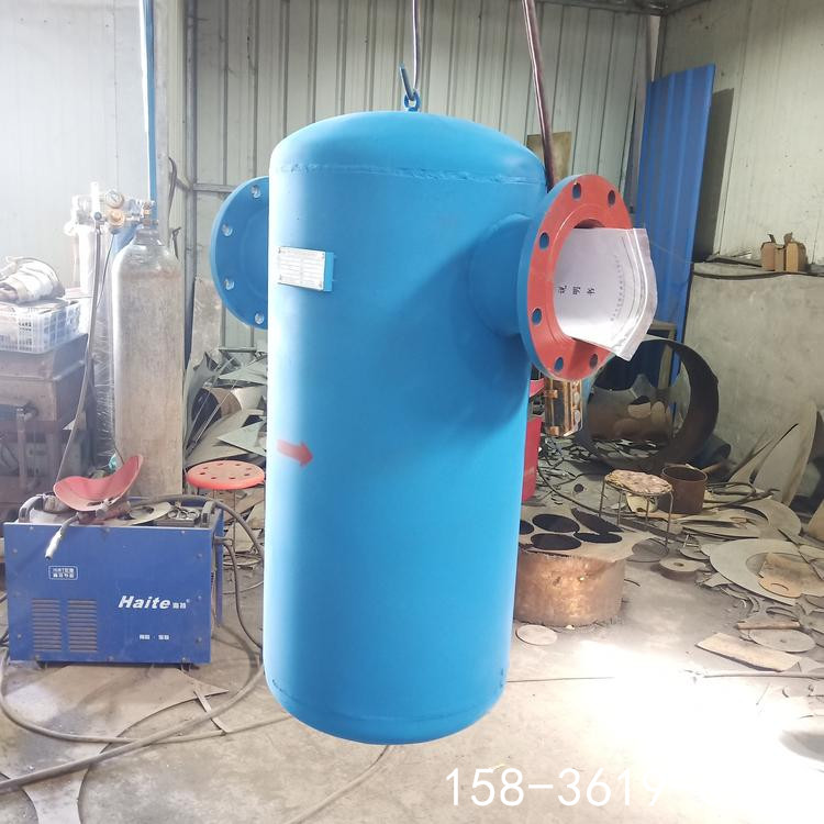 菲利特旋風(fēng)管道除水分離器DN100 PN16離心式除油除水分離器